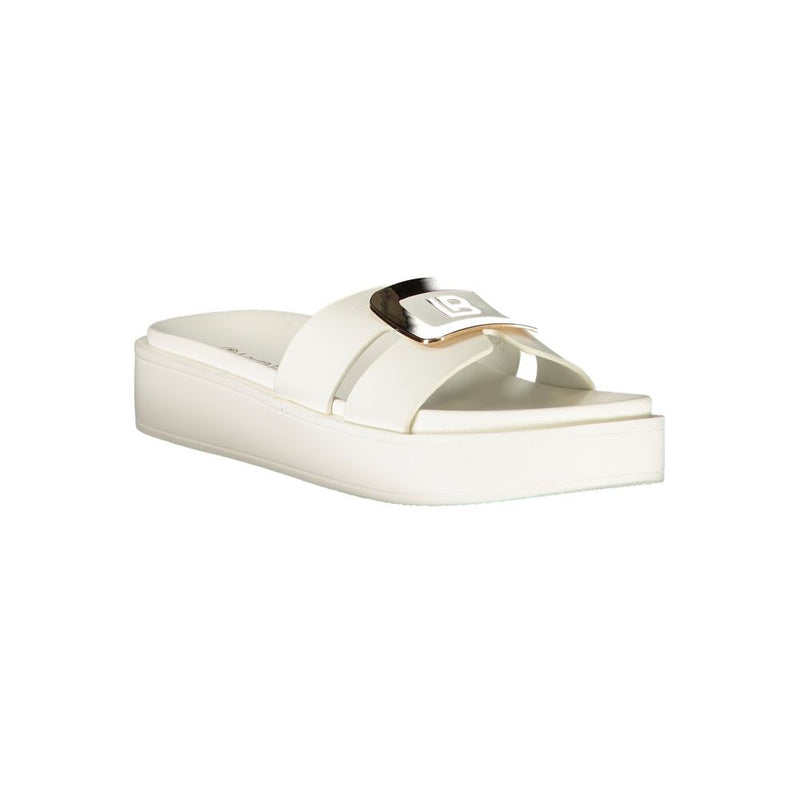 Laura Biagiotti Bianco Polyurethane Women's Sandal