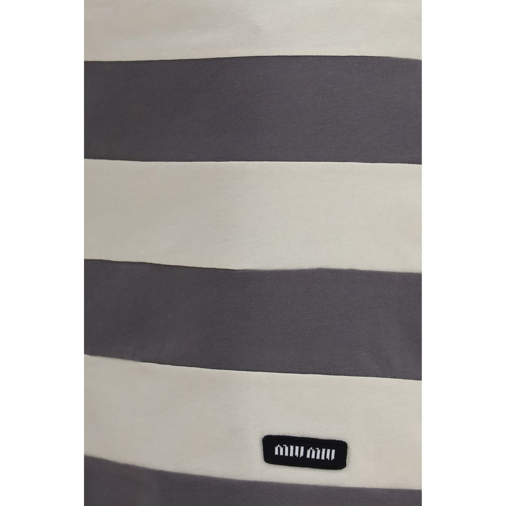 Miu Miu Multicolor Cotton Mini Skirt - Contemporary Style