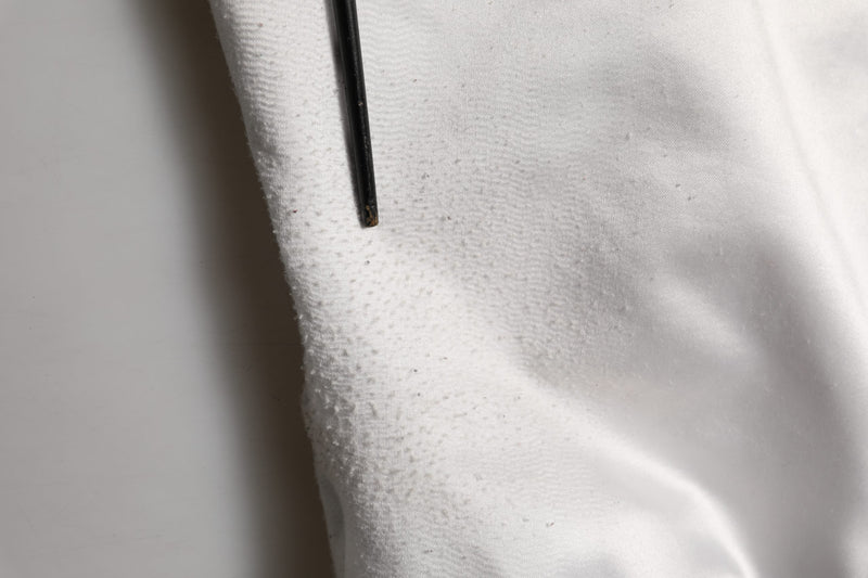 Dolce & Gabbana White DG Logo Polyester Jersey Bomber Jacket