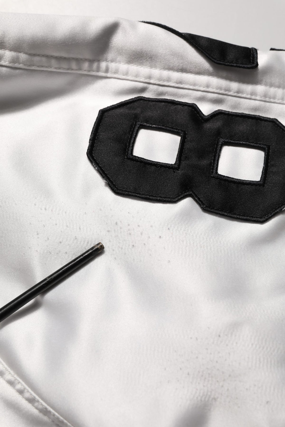 Dolce & Gabbana White DG Logo Polyester Jersey Bomber Jacket