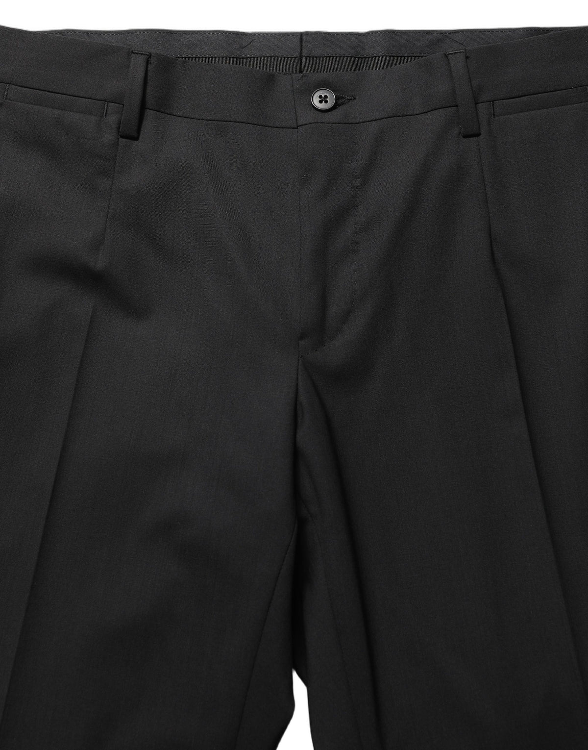 Dolce & Gabbana Black Wool Skinny Leg Dress Men Trouser Pants