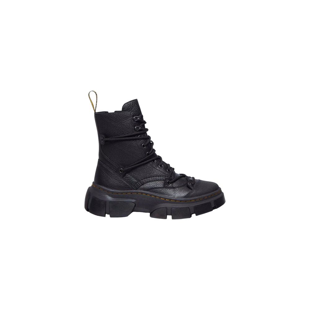 Dr. Martens Black Leather Lace-Up Boots for Women