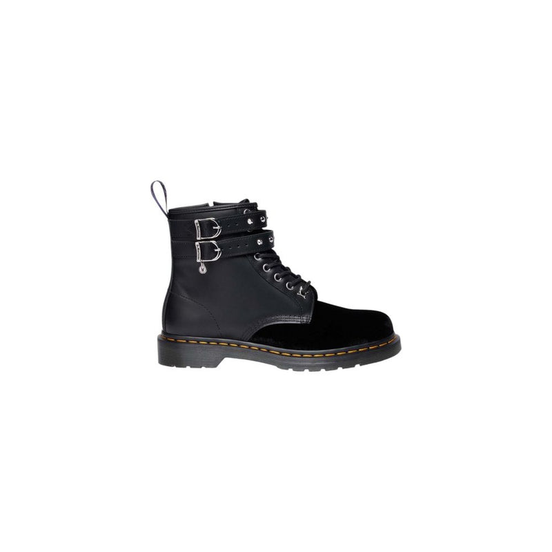 Dr. Martens 1460 Wdn Black Leather Lace-Up Boots for Women