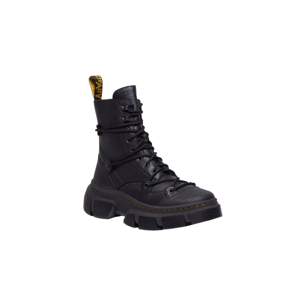 Dr. Martens Black Leather Lace-Up Boots for Women