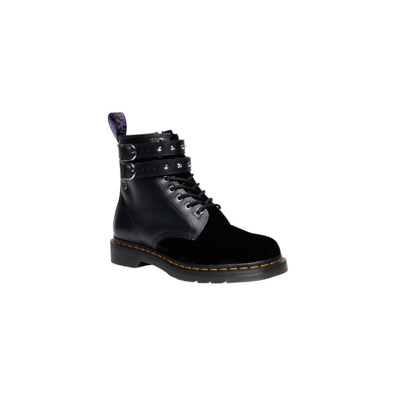Dr. Martens 1460 Wdn Black Leather Lace-Up Boots for Women