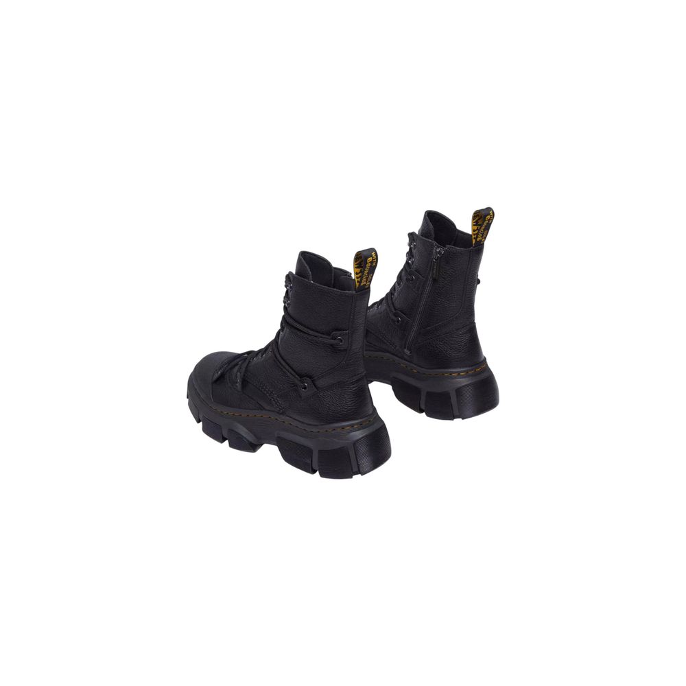 Dr. Martens Black Leather Lace-Up Boots for Women