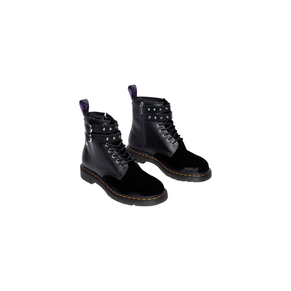 Dr. Martens 1460 Wdn Black Leather Lace-Up Boots for Women