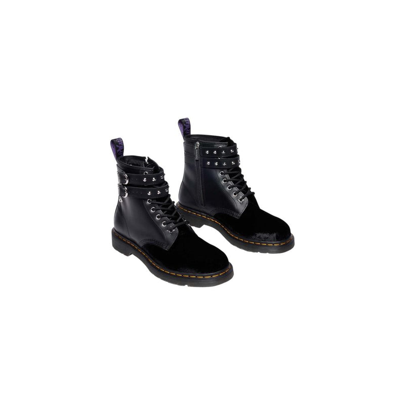 Dr. Martens 1460 Wdn Black Leather Lace-Up Boots for Women