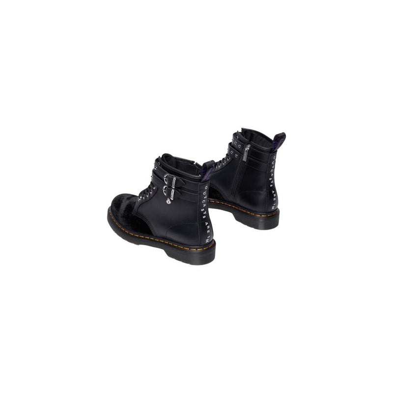 Dr. Martens 1460 Wdn Black Leather Lace-Up Boots for Women