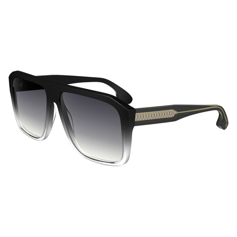 Lunettes de soleil en plastique noir Victoria Beckham