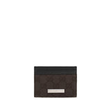 Gucci GG Fabric Brown Polyester Wallet for Women