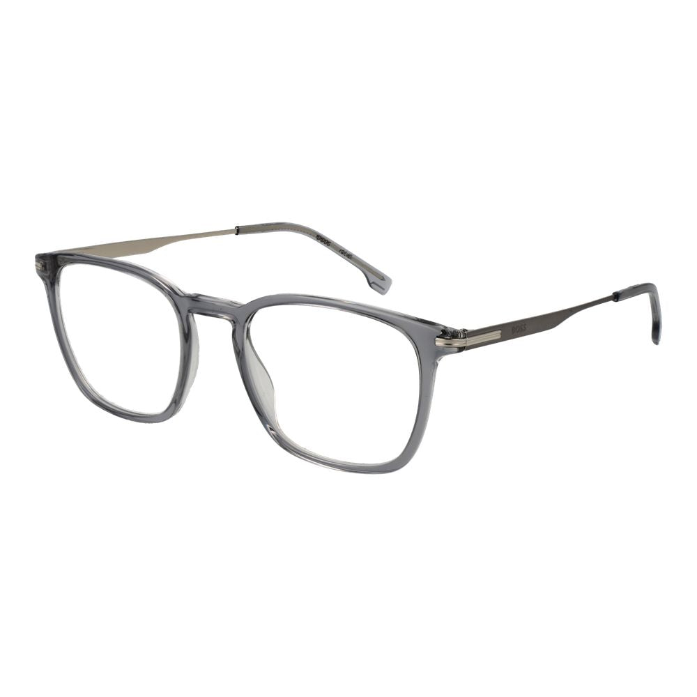 Hugo Boss Gray Acetate Glasses (Frames) for Men