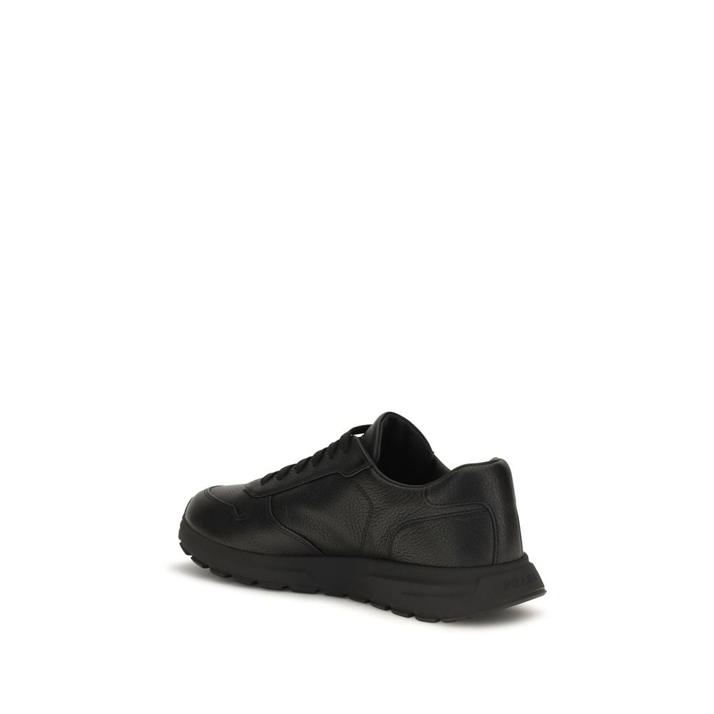 Prada Prax 2.0 Black Polyester Athletic Sneakers for Men