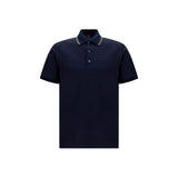 Gucci Blue Cotton Polo Shirt