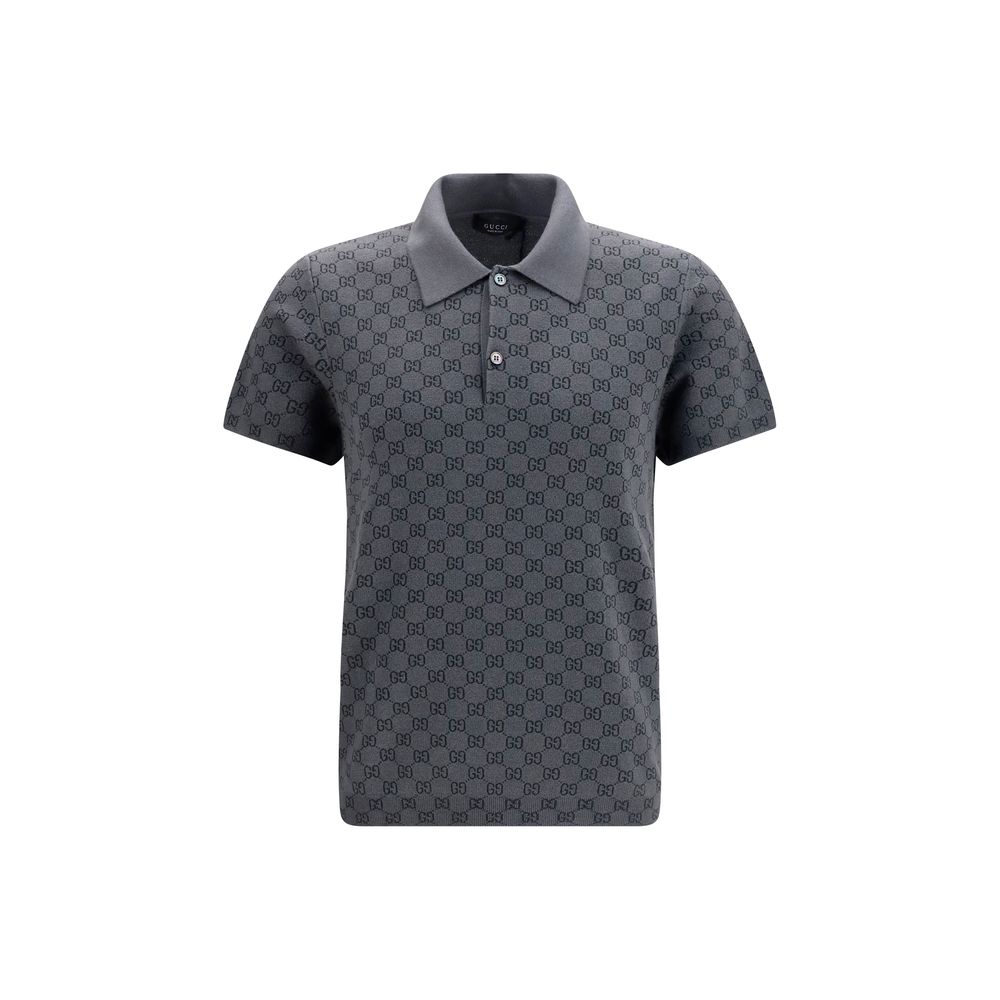 Gucci Gray Lamb Ovis Aries Polo Shirt