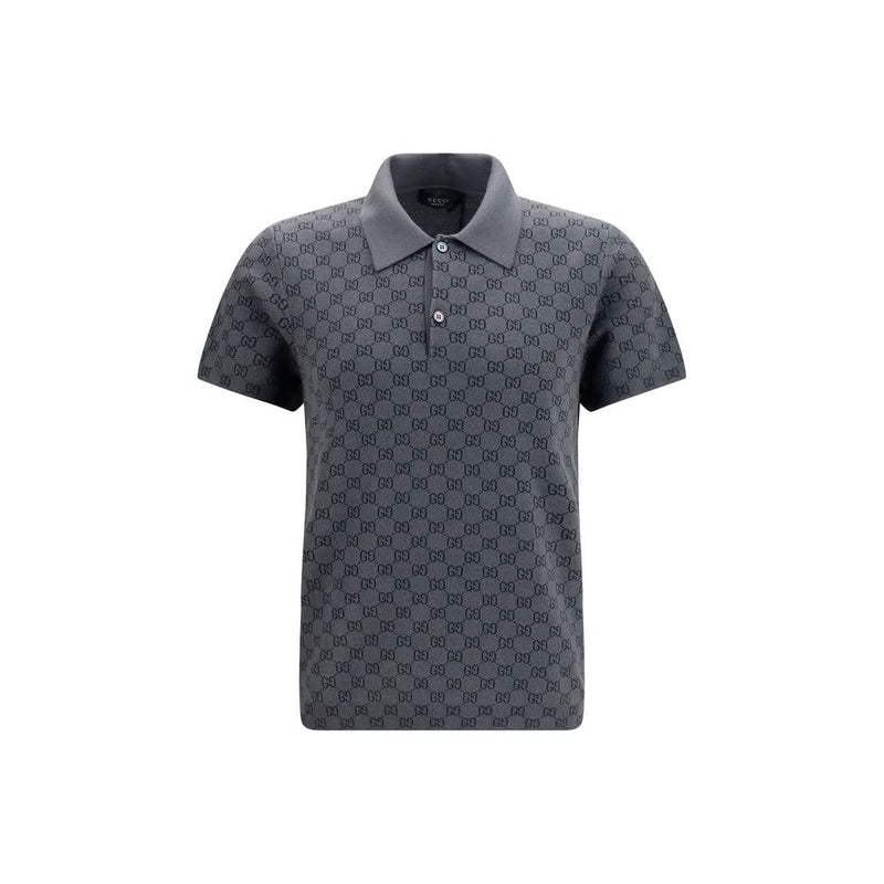 Gucci Gray Lamb Ovis Aries Polo Shirt