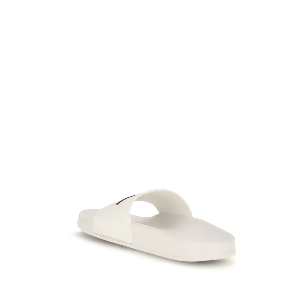 Fred Perry White Rubber Sandals - Comfort Meets Sporty Style
