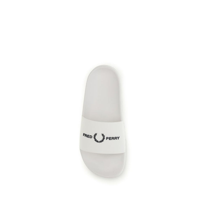 Fred Perry White Rubber Sandals - Comfort Meets Sporty Style