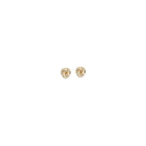 Self-Portrait Gold Brass Earrings - Elegant Drop Knot Design