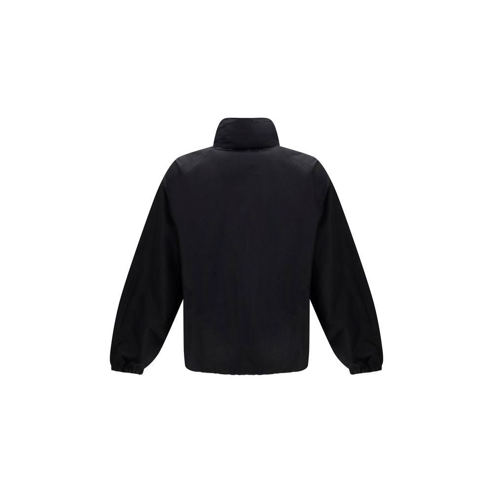 Gucci Black Cotton Full-Length Jacket for Men