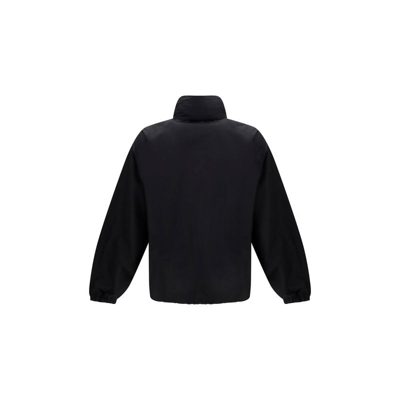 Gucci Black Cotton Full-Length Jacket for Men