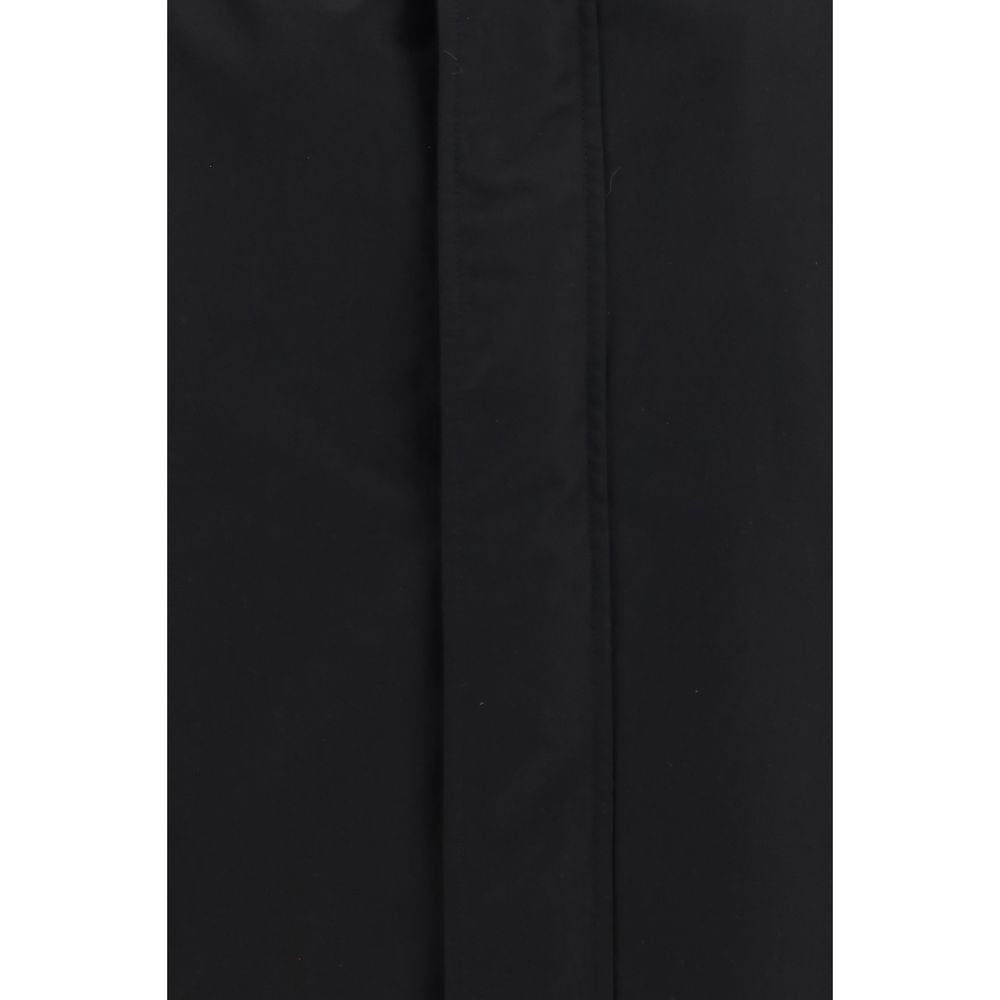 Gucci Black Cotton Full-Length Jacket for Men