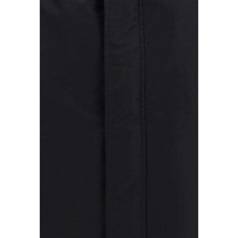 Gucci Black Cotton Full-Length Jacket for Men