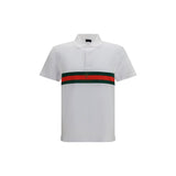 Gucci White Cotton Polo Shirt - Iconic Style and Comfort