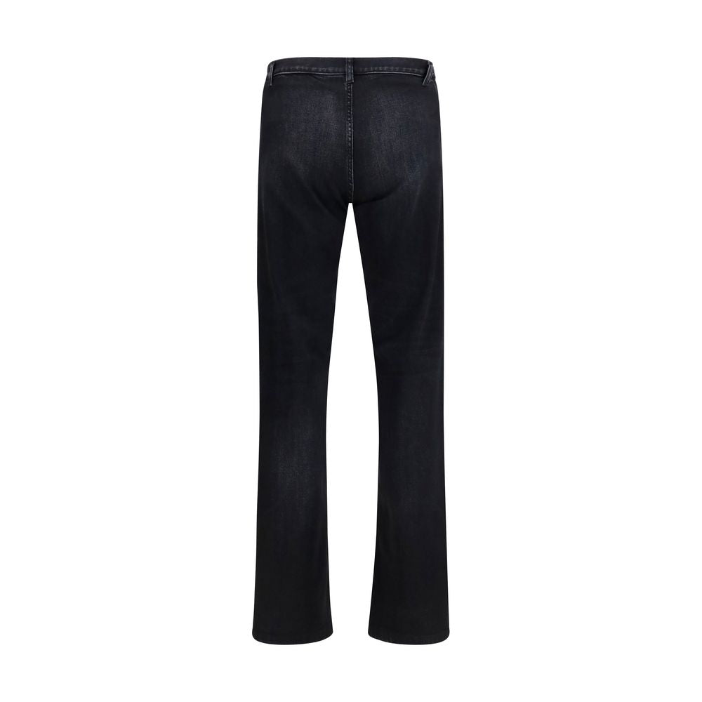 Gucci Black Cotton Flared Jeans for Men