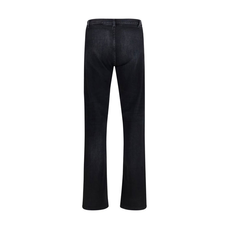 Gucci Black Cotton Flared Jeans for Men
