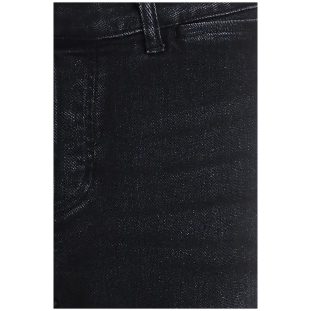 Gucci Black Cotton Flared Jeans for Men