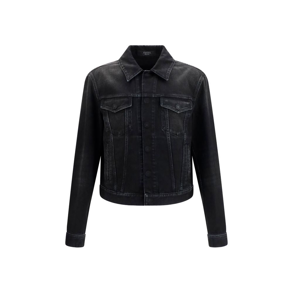Gucci Blue Cotton Denim Jacket - Iconic Style