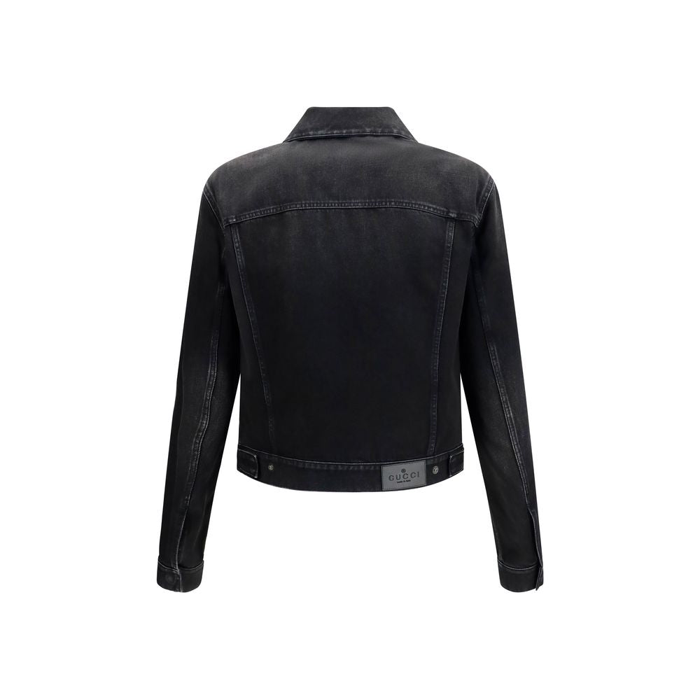 Gucci Blue Cotton Denim Jacket - Iconic Style
