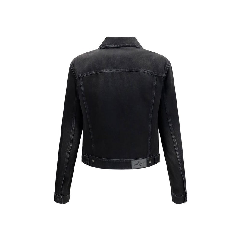 Gucci Blue Cotton Denim Jacket - Iconic Style