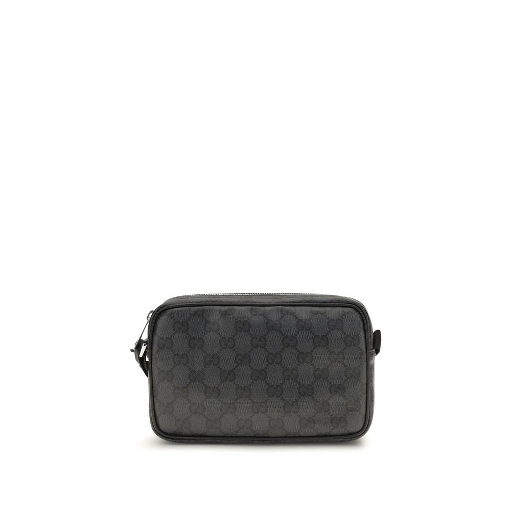 Gucci Mini Essence Classic Black Fabric Shoulder Bag
