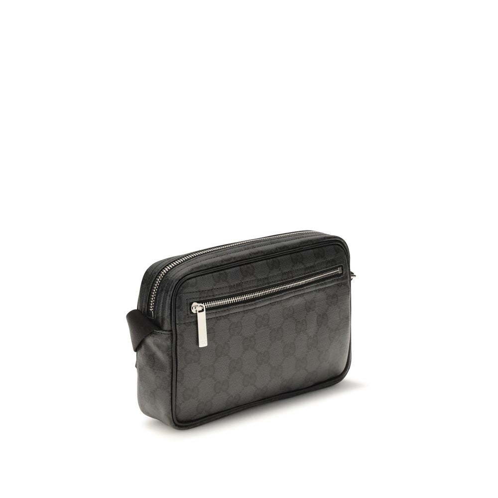 Gucci Mini Essence Classic Black Fabric Shoulder Bag