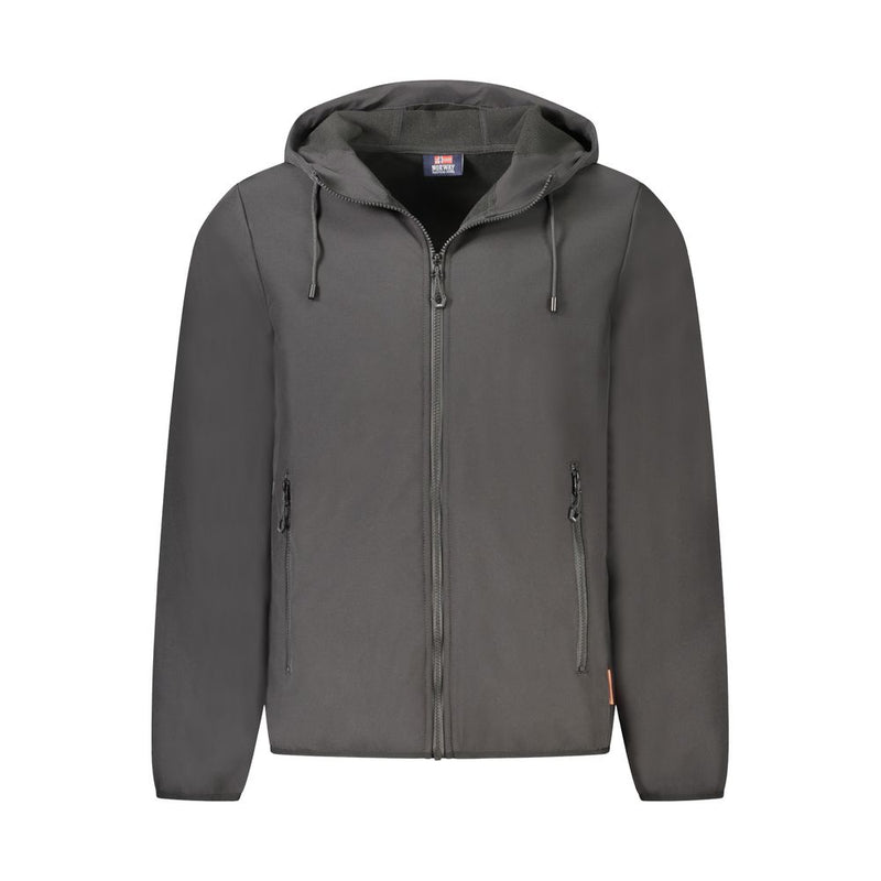 Norway 1963 Black Polyester Men's Soft Shell Jacket