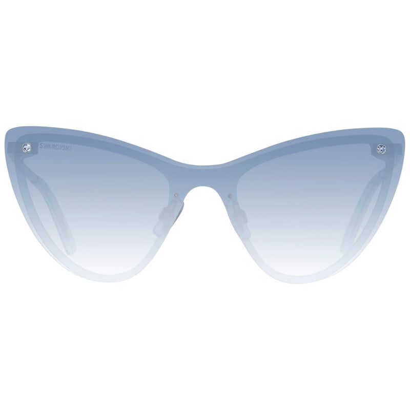 Swarovski Blue Metal Sunglasses for Women - Stylish & Protective