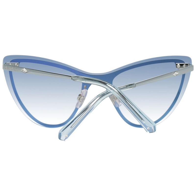 Swarovski Blue Metal Sunglasses for Women - Stylish & Protective