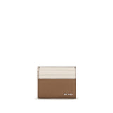 Prada Beige Calf Leather Bos Taurus Wallet