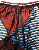 Dolce & Gabbana Multicolor Geometric Silk Bermuda Shorts for Men
