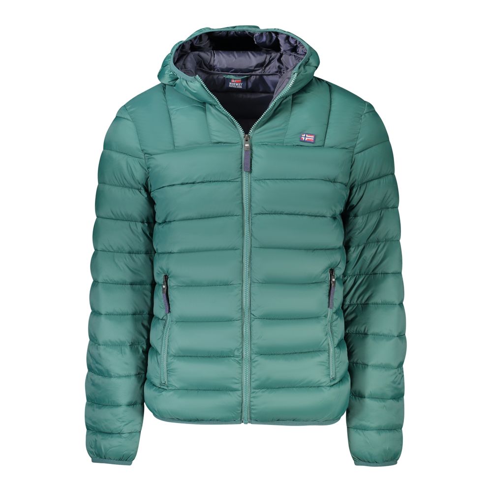 Norway 1963 Green Polyamide Men Jacket with Hood