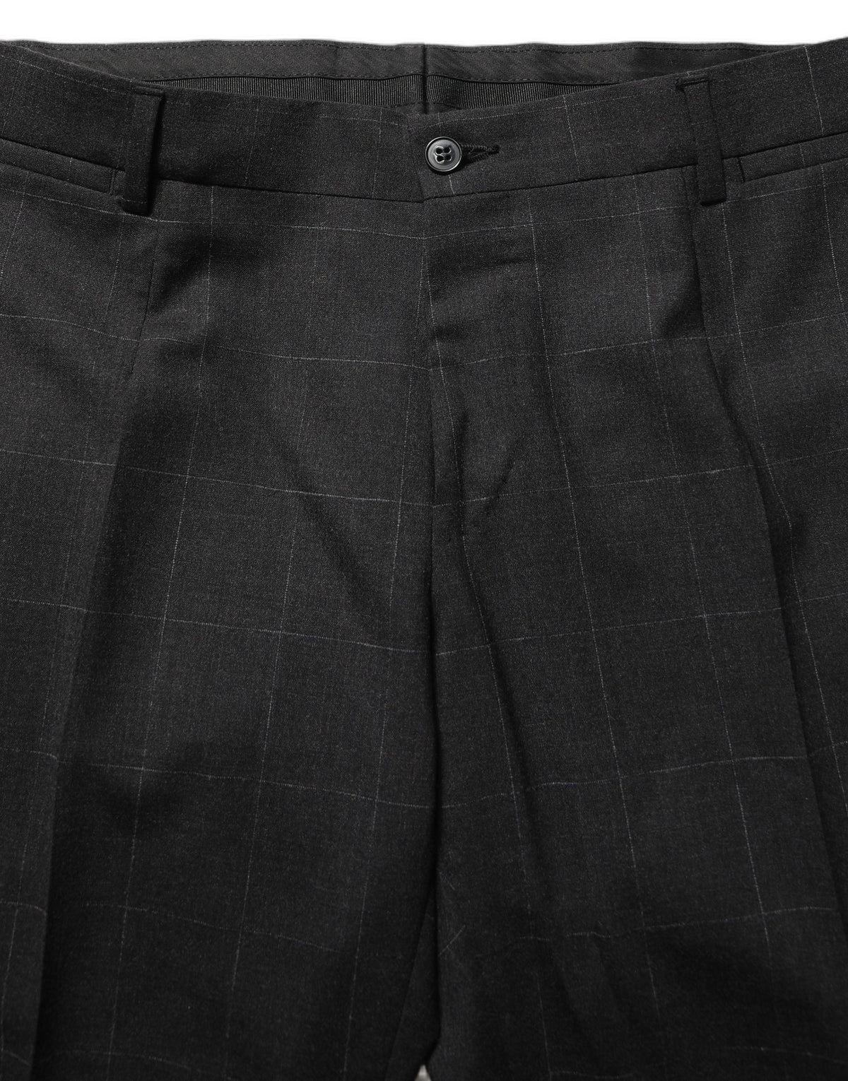 Dolce & Gabbana Black Wool Slim Fit 2 Piece Suit for Men