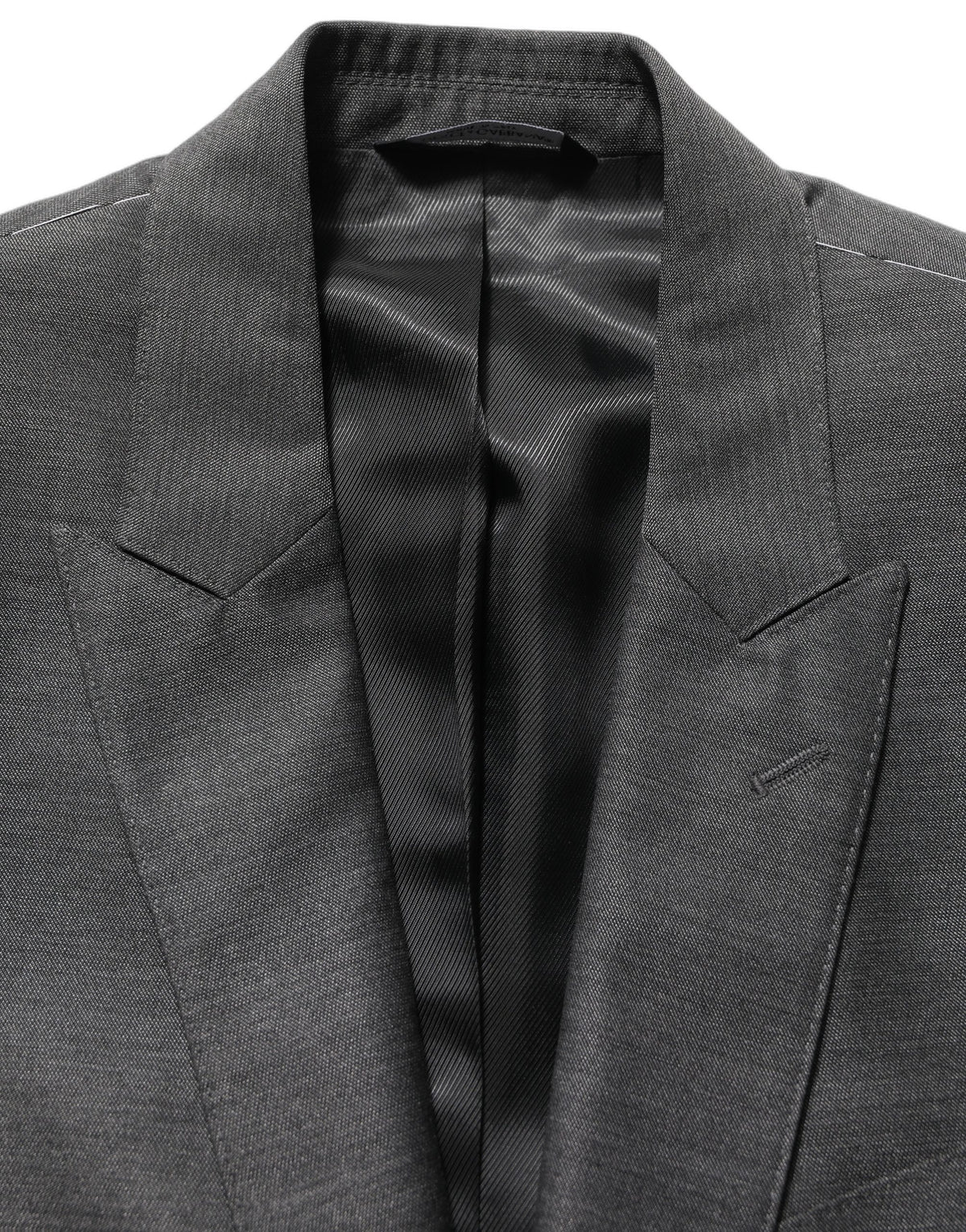 Dolce & Gabbana Gray MARTINI Slim Fit Formal 3 Piece Suit