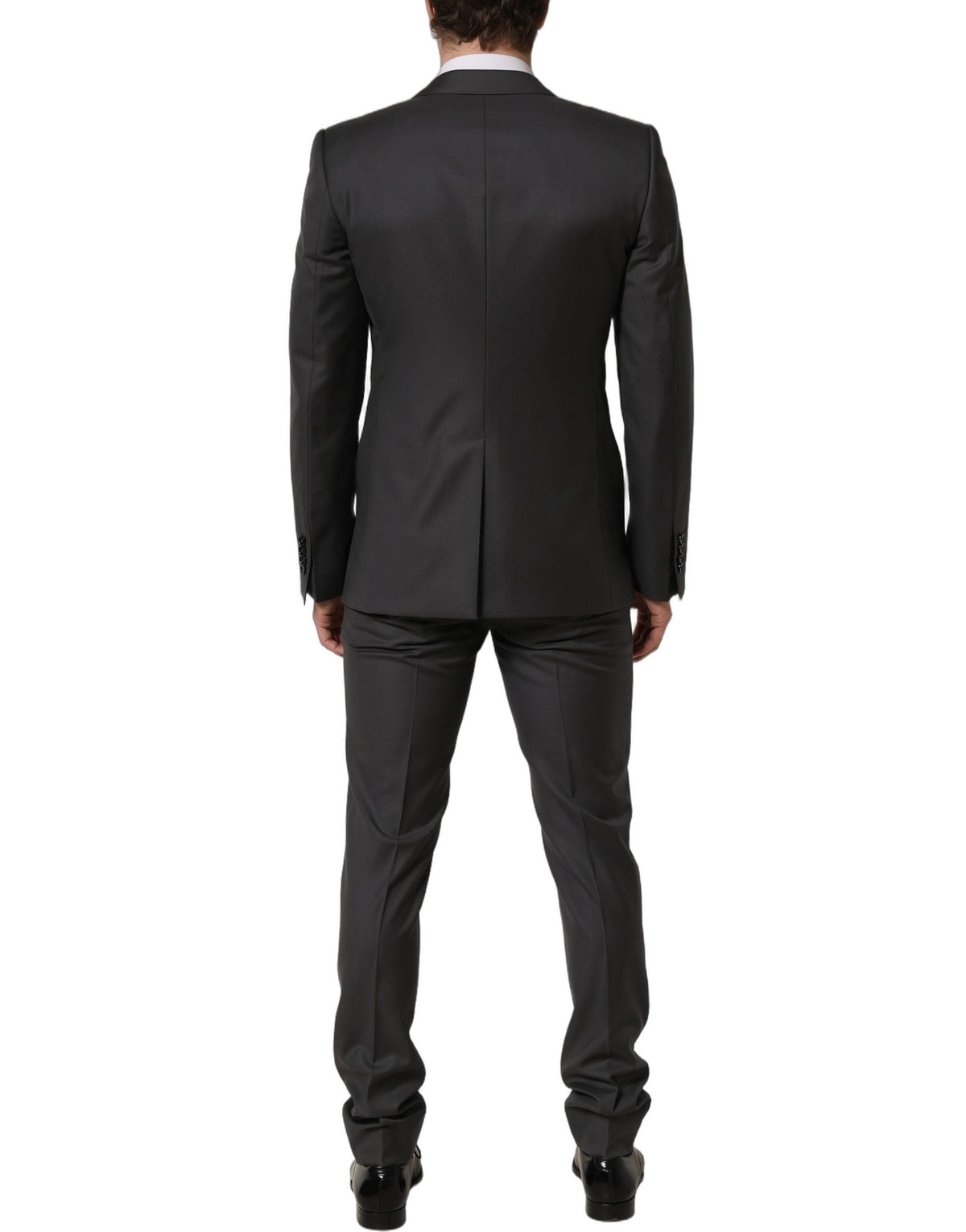 Dolce & Gabbana Gray MARTINI Slim Fit Formal 2-Piece Suit for Men