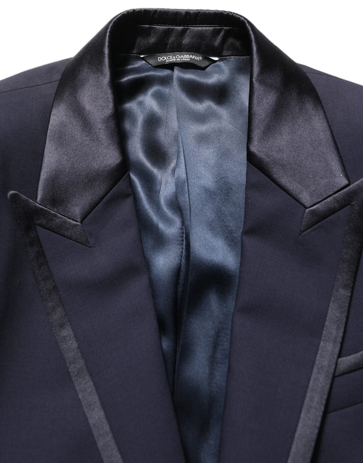 Dolce & Gabbana Black Wool Slim Fit Formal 2 Piece Men Suit