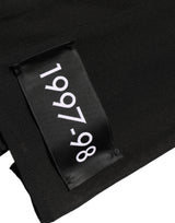Dolce & Gabbana Black Silk Sheer Chiffon Long Maxi Dress