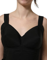 Dolce & Gabbana Black A-Line Sleeveless Mini Dress