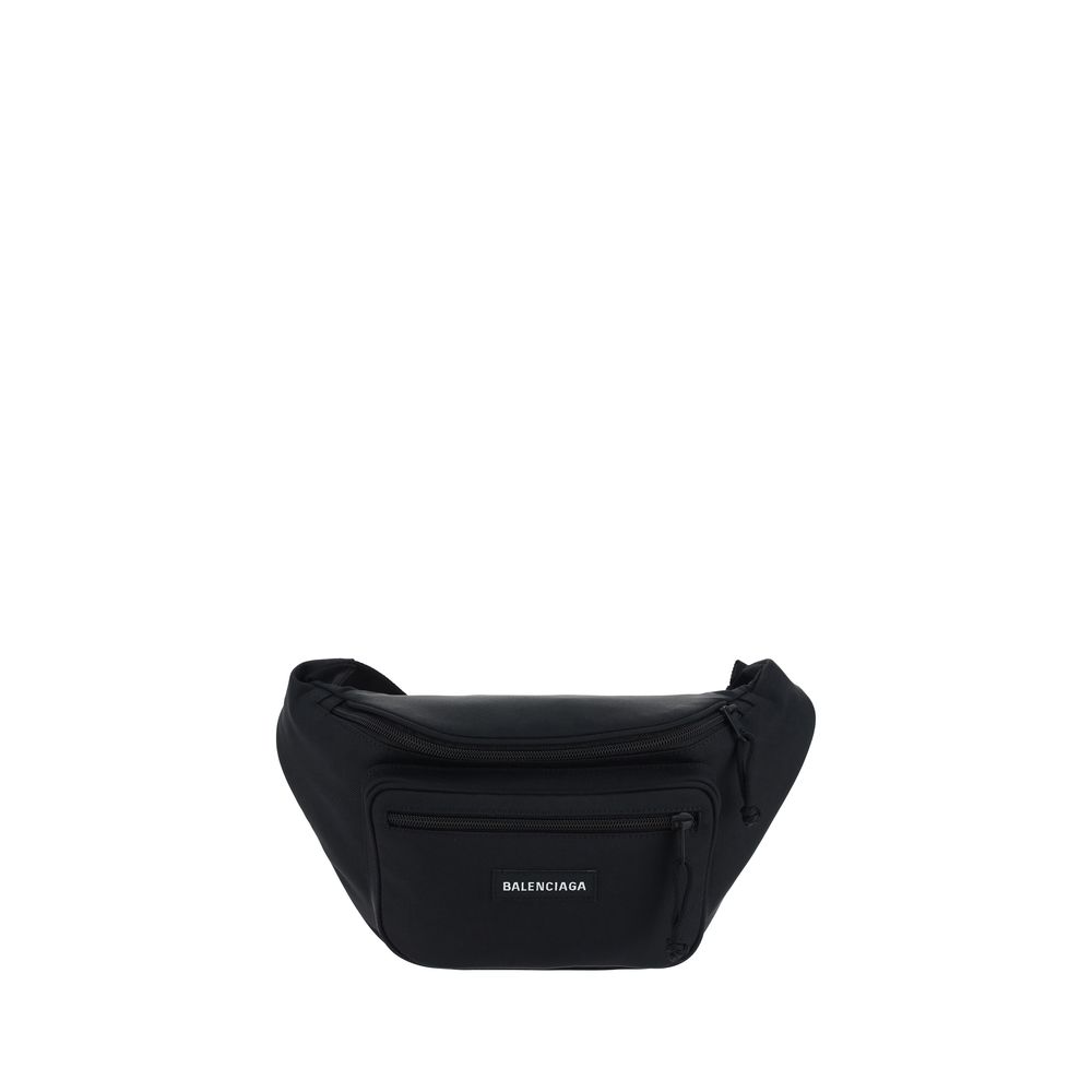 Balenciaga Black Polyester Clutch Bag - Explorer Fanny Pack