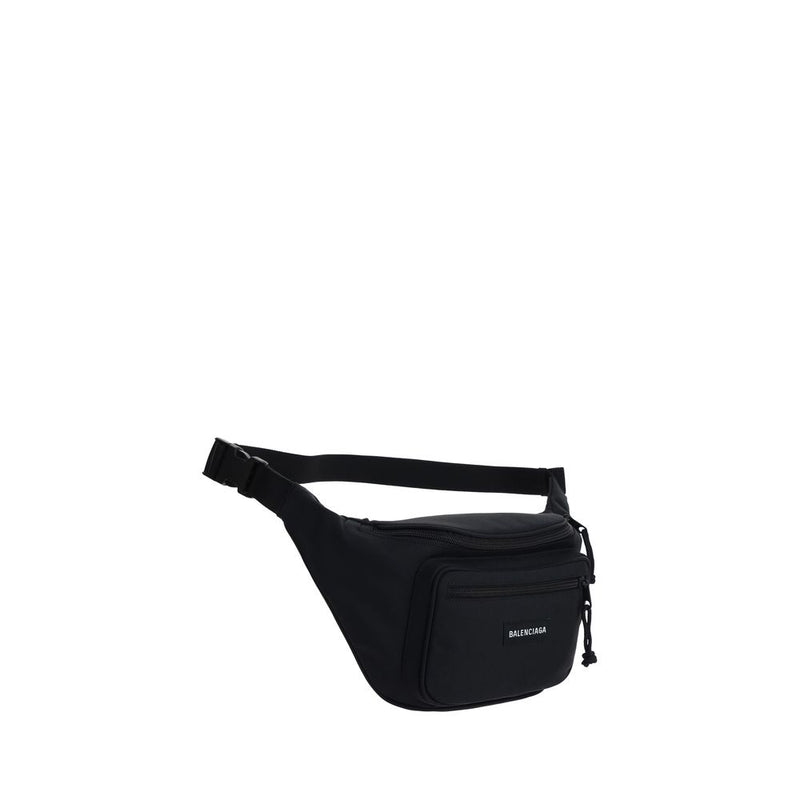 Balenciaga Black Polyester Clutch Bag - Explorer Fanny Pack